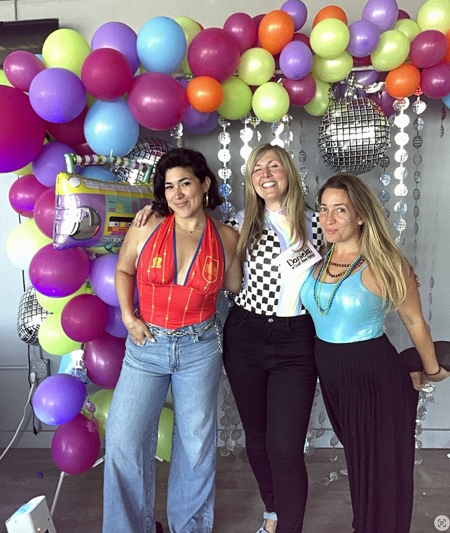 Daniela with her best friends, also named Daniela and Daniella
