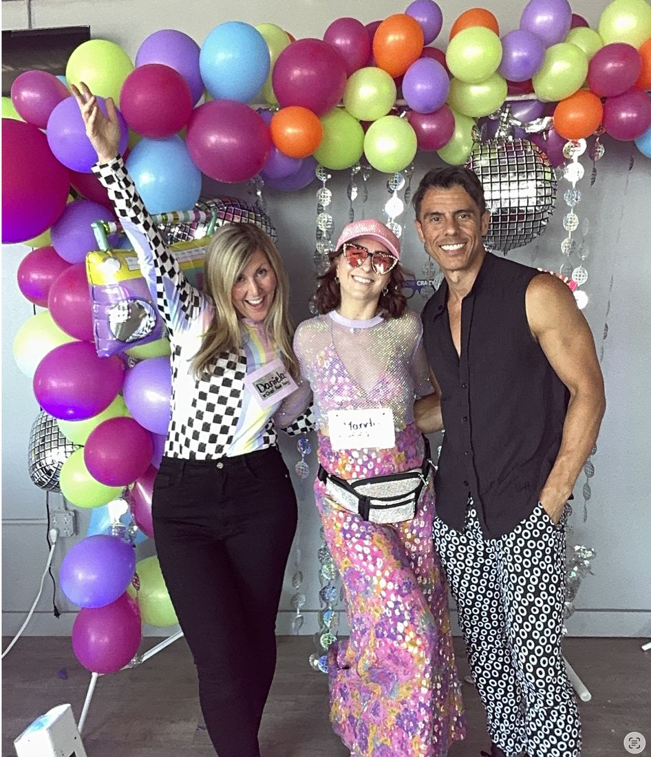 Daniela, Mandy and Geronimo from our crew at the photo booth